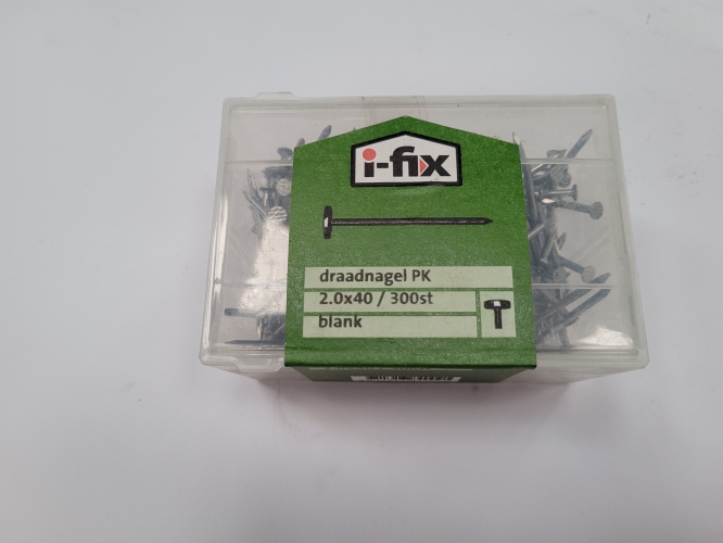 Draadnagel PK  I-fix  2.0x40  300stuks